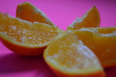 Close-up of orange slice