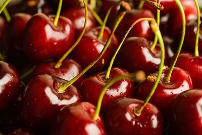 Full frame shot of cherries