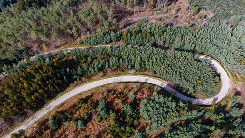 High angle view of landscape