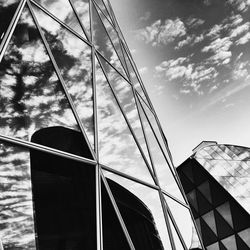 Low angle view of built structure against sky