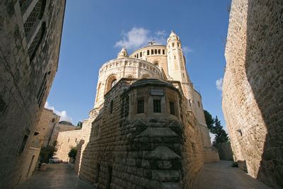 Church of dormition on mount zion, jerusalem