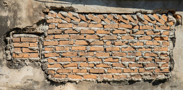 Close-up of brick wall