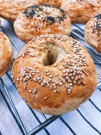 Sesame seed bagel