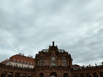 Low angle view of building against sky