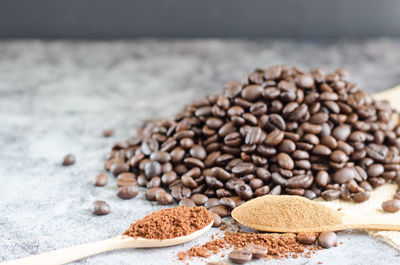 Close-up of coffee beans