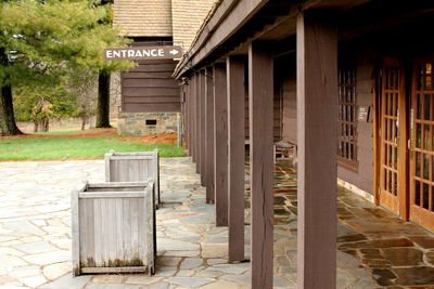 Walkway leading to building