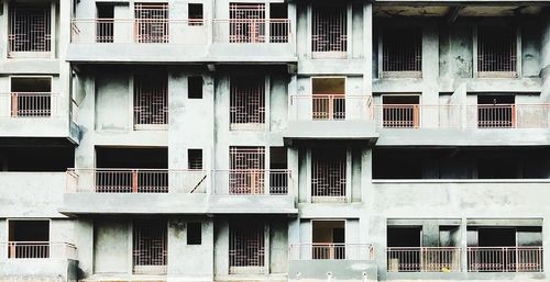 Full frame shot of residential building