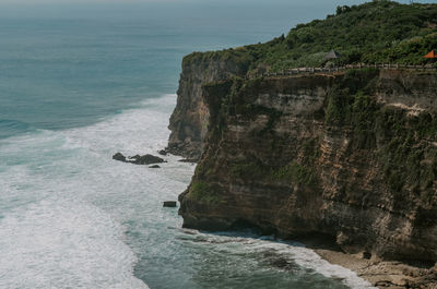 Scenic view of sea shore