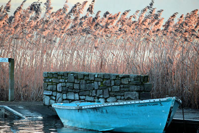 Boat in water