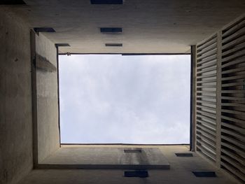 Low angle view of building against sky