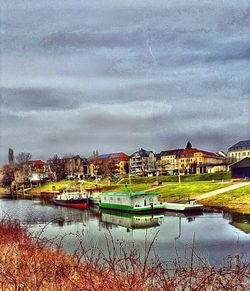 River with buildings in background