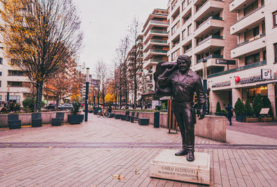 People walking on street