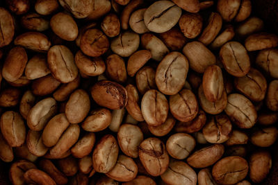 Full frame shot of coffee beans