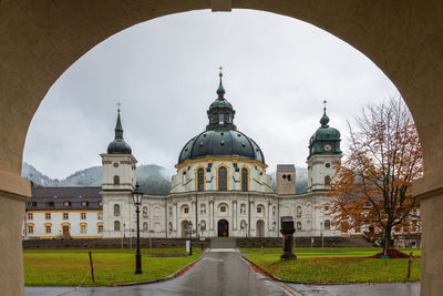 The baroque benedictine abbey of ettal, germany.