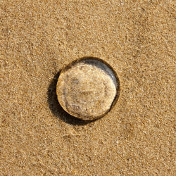 Close-up of sand on beach