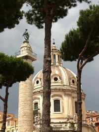 Low angle view of church against sky