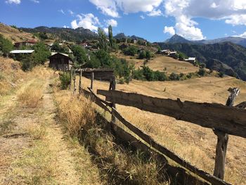 Scenic view of landscape against sky