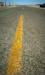 Surface level of road