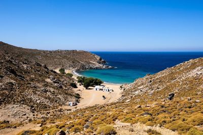 Psili ammos beach, patmos island, greece 