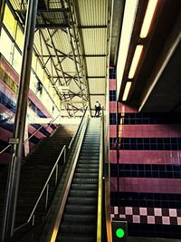 Low angle view of staircase