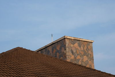 Low angle view of building against sky