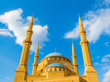 Low angle view of cathedral against sky