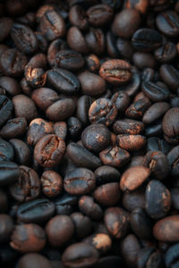 Full frame shot of coffee beans