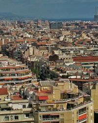 Aerial view of city