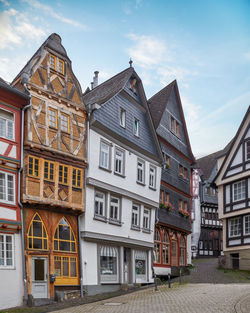 Charming city view of limburg an der lahn, hesse, germany