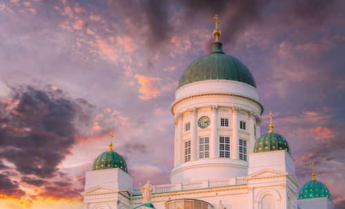 Low angle view of cathedral against sky