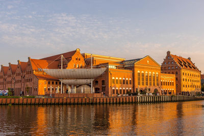 Buildings at waterfront