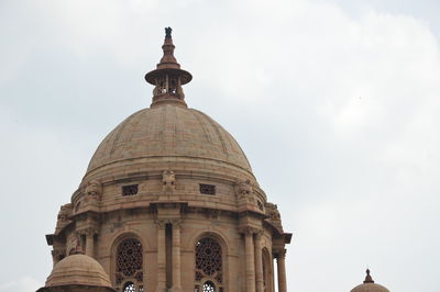 Low angle view of church against sky