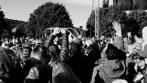 Group of people in the street