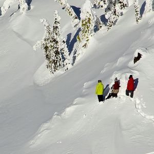 Scenic view of snow covered landscape