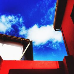 High section of building against cloudy sky