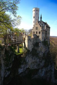 Castle against blue sky