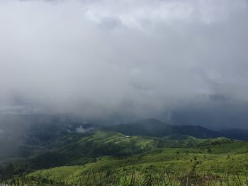 Scenic view of landscape against sky