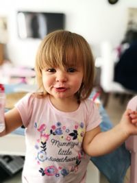 Close-up portrait of girl