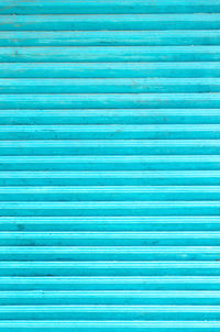 Close-up of blue blinds