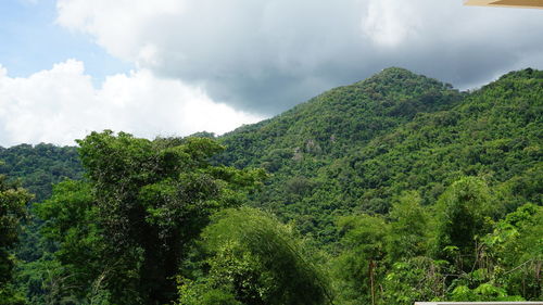 Panoramic view of landscape against sky