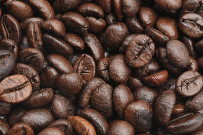 Full frame shot of coffee beans