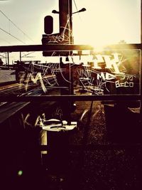 View of trees against sky