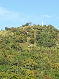 Scenic view of land against sky