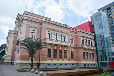 Low angle view of building against sky