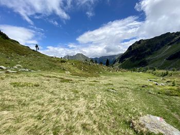 Scenic view of landscape against sky