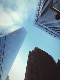 Low angle view of building against sky