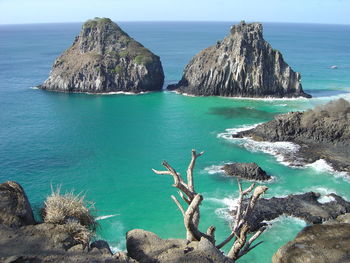 Panoramic view of sea against sky