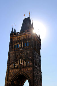 Low angle view of historical building against sky