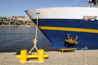Szczecin port, navigator statek akademii morskiej