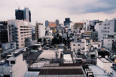 Modern cityscape against sky